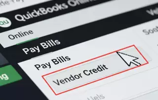 How to apply vendor credits in quickbooks online
