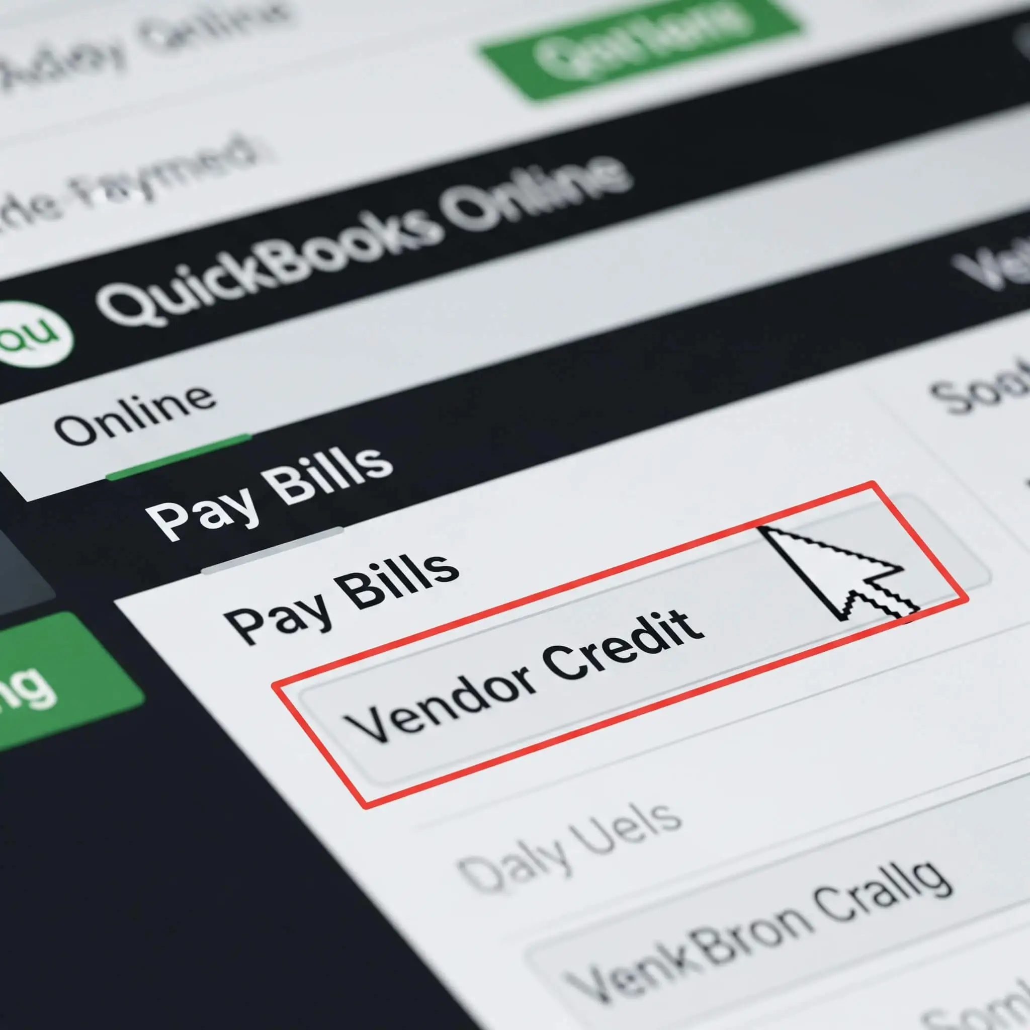 How to apply vendor credits in quickbooks online