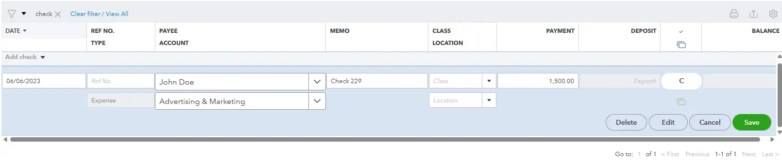 QBO void check step 4
