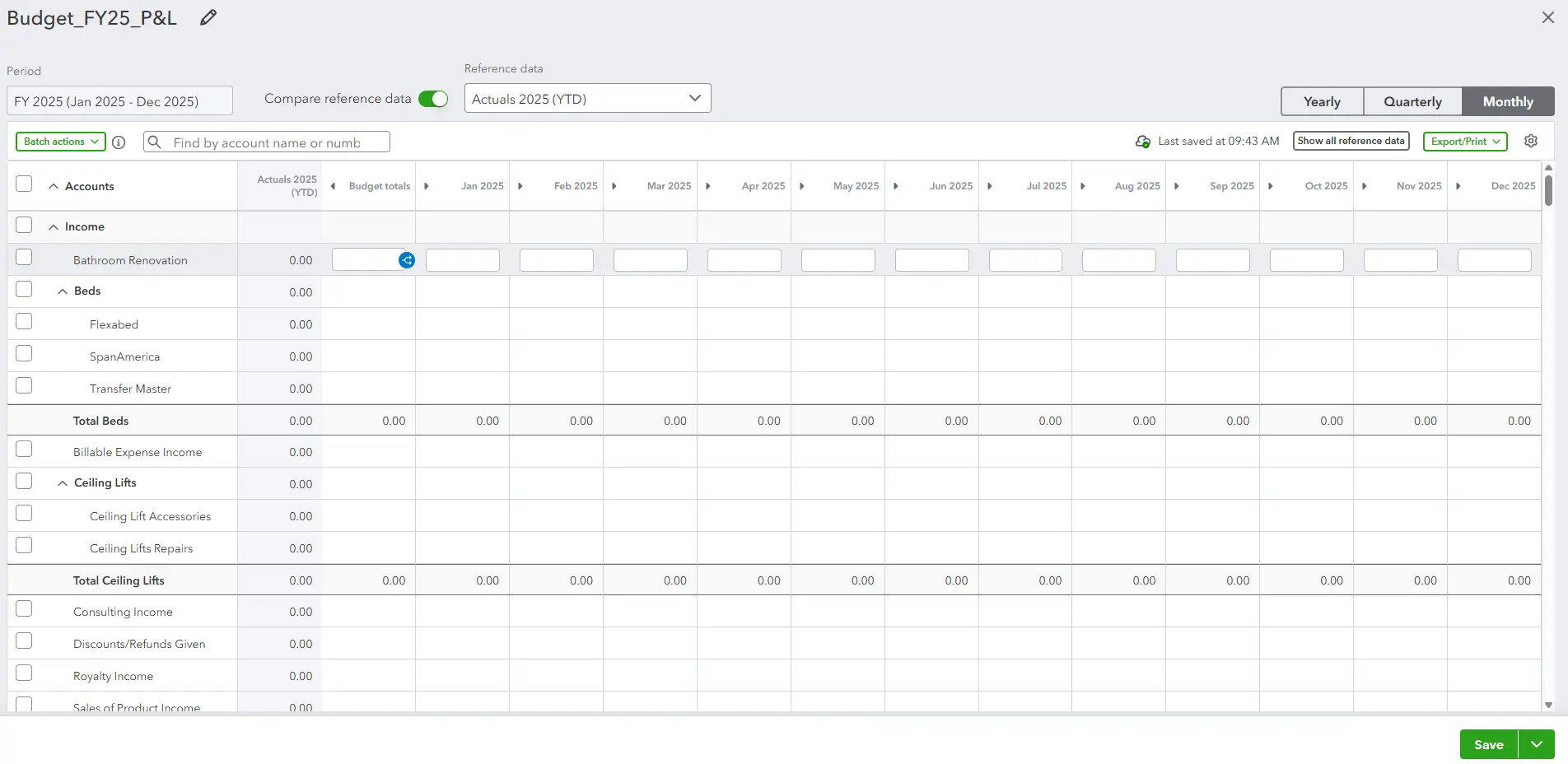 QBO budget step 3